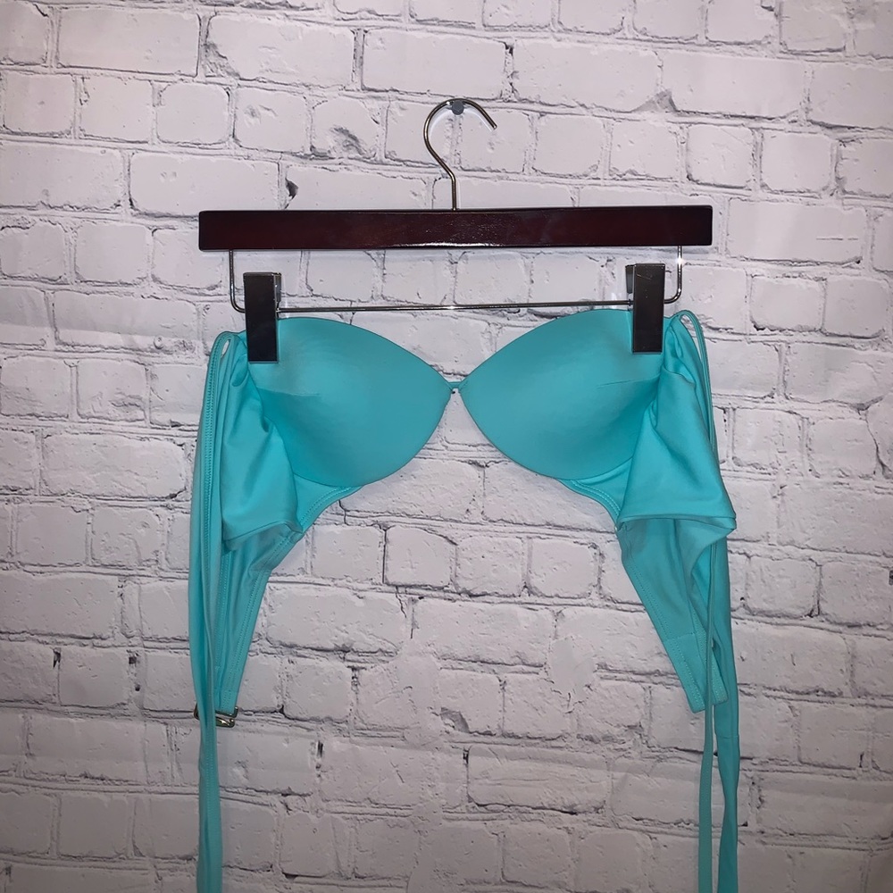 Victorias Secret Light Blue Bikini top size 32C - Picture 2 of 11